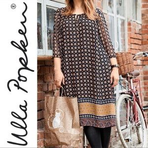 Ulla Popken Boho Peasant-Style Dress